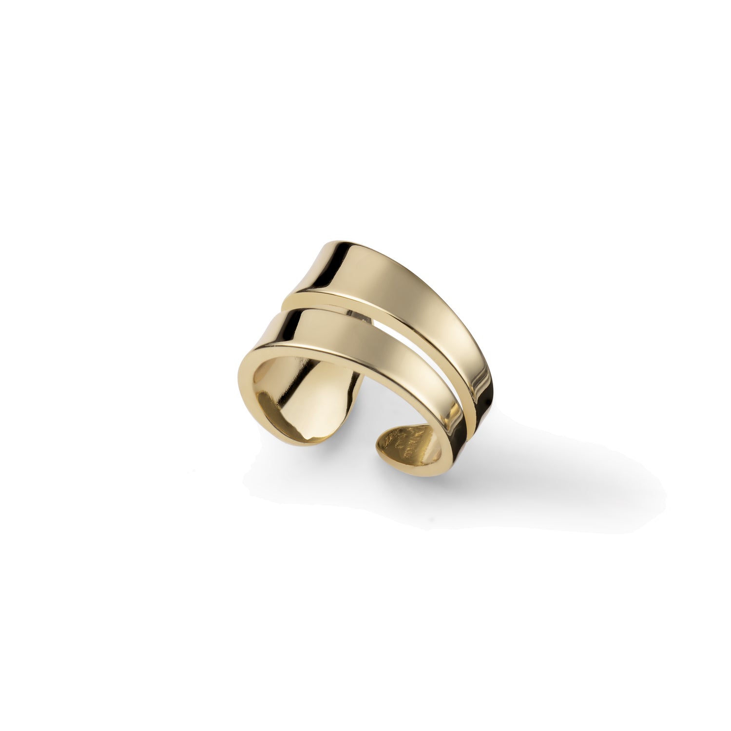 Anello Contrarié Aperto Liscio Unoaerre