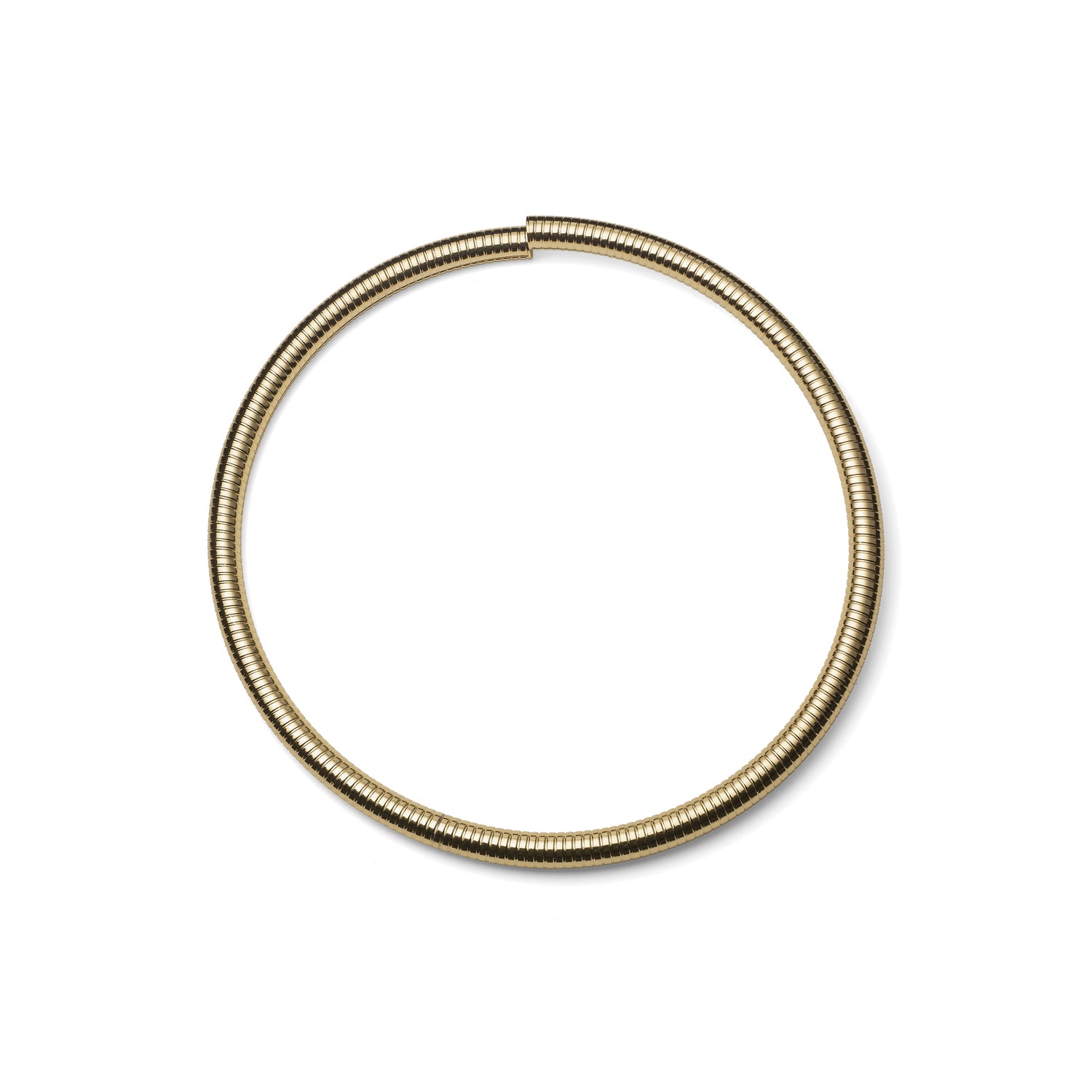 Collana Girocollo Rigida Tubolare Liscia Unoaerre