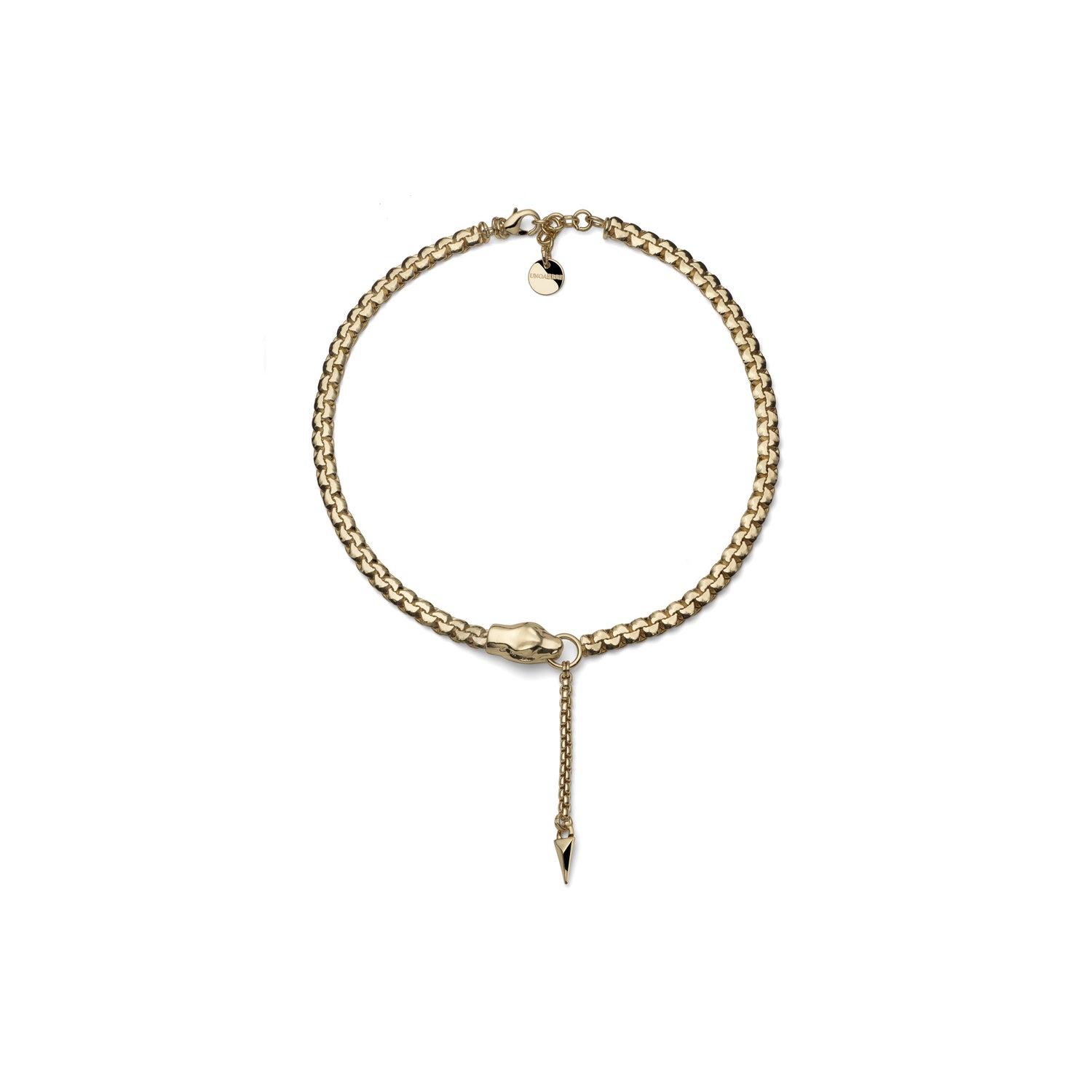 Collana a Sfere Sottile con Terminale Unoaerre