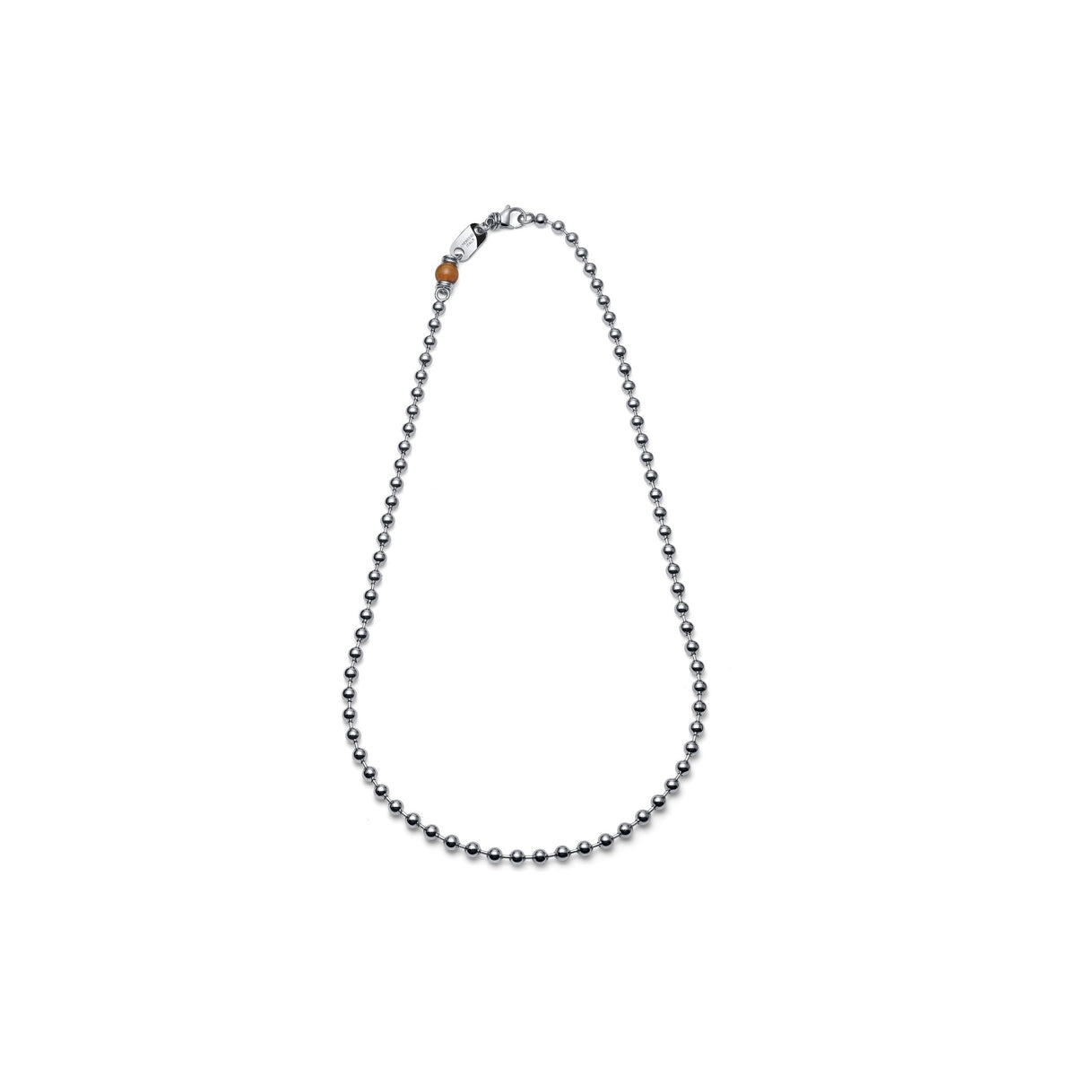 Collana Aeternum Catena a Palline con Agata in Acciaio Unoaerre