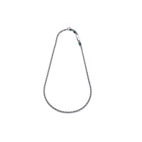Collar Aeternum Corda con Malaquita en Acero Unoaerre