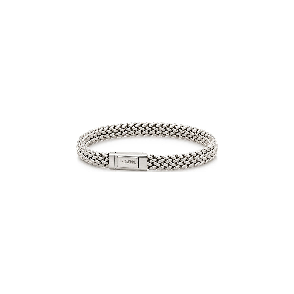 Bracciale da Uomo in Argento 925 in Maglia Chicco di Riso Unoaerre