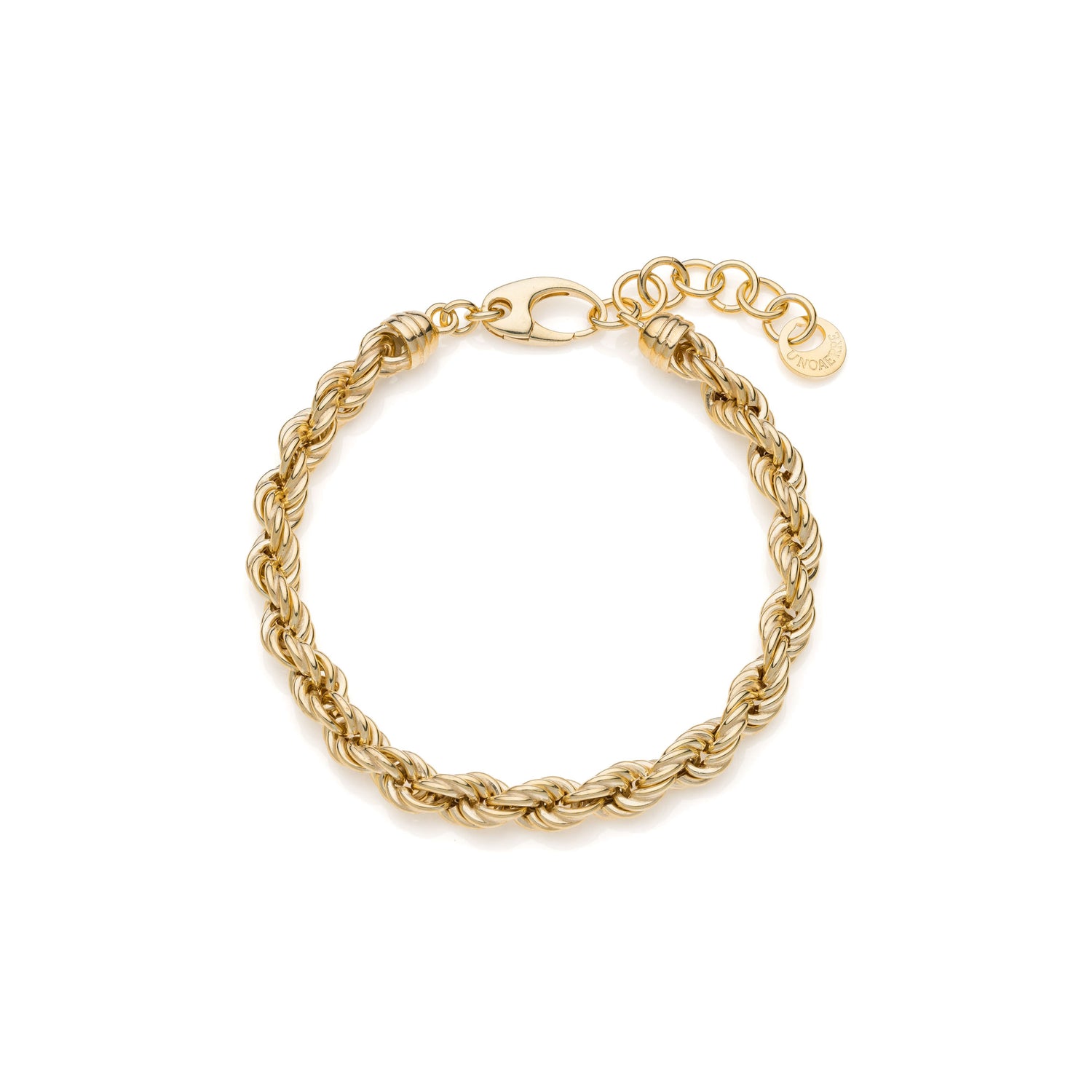 Bracciale in Argento con Catena Corda Unoaerre