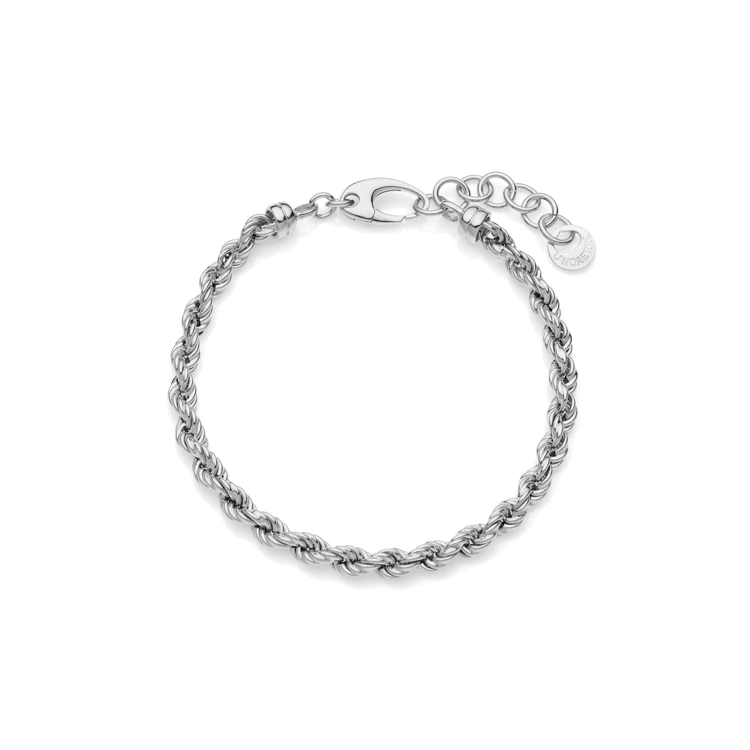 Bracciale Donna in Argento con Catena Corda Unoaerre