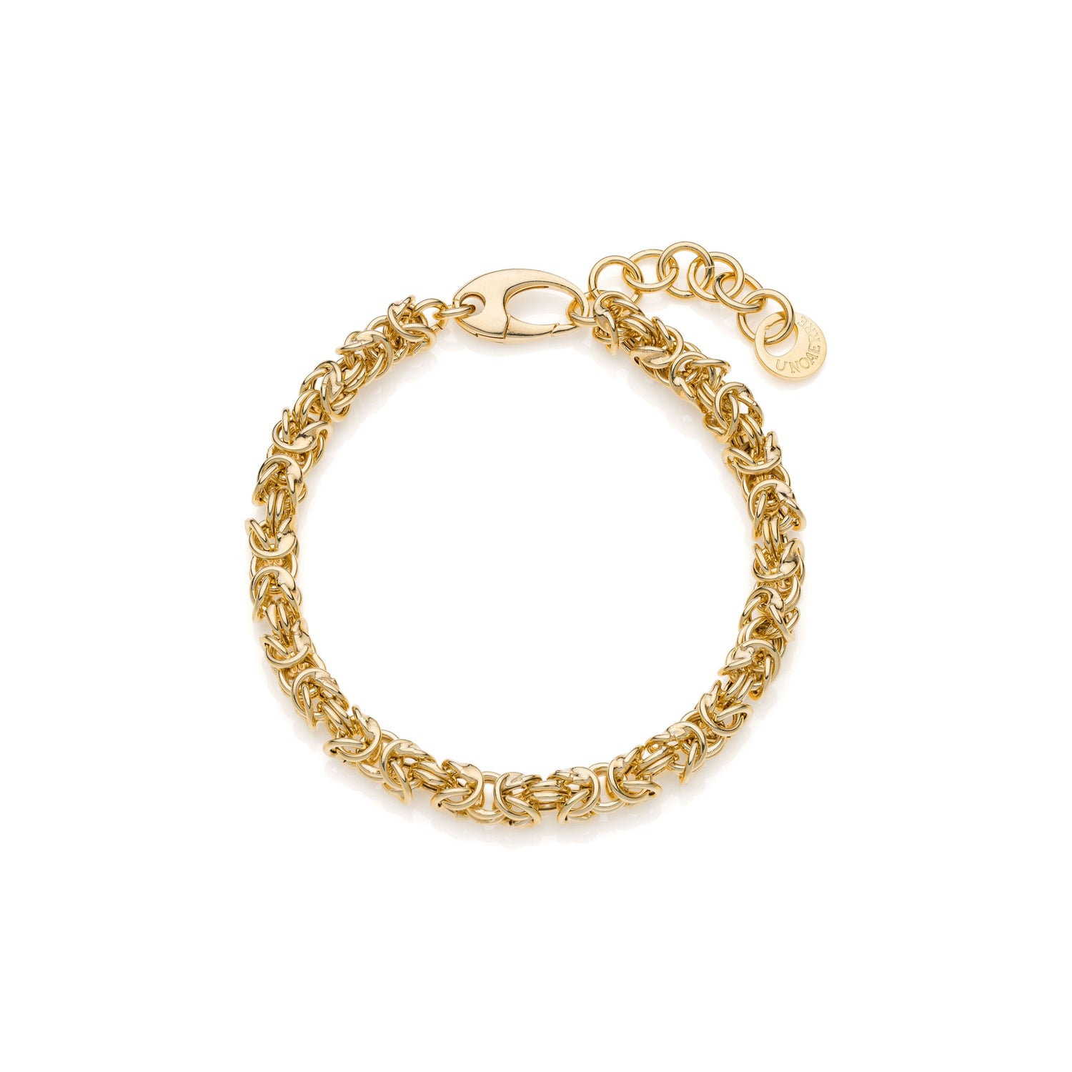 Bracciale in Argento Catena Bizantina Unoaerre