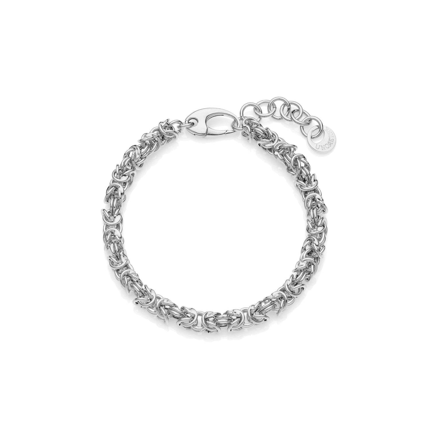 Bracciale in Argento Catena Bizantina Unoaerre