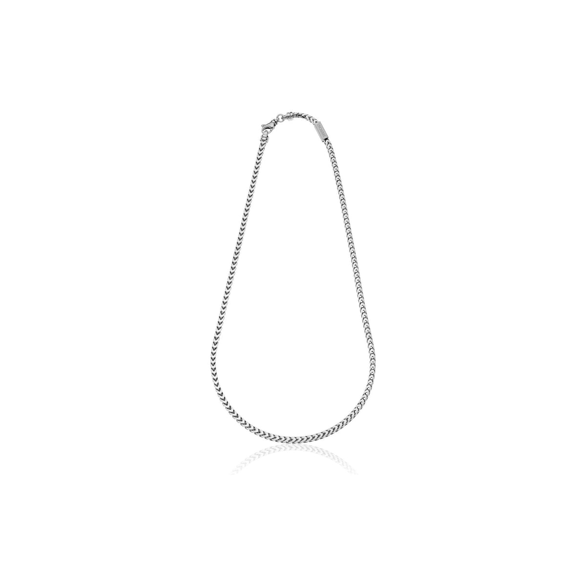 Collar de Plata Cadena Franco Plata Unoaerre