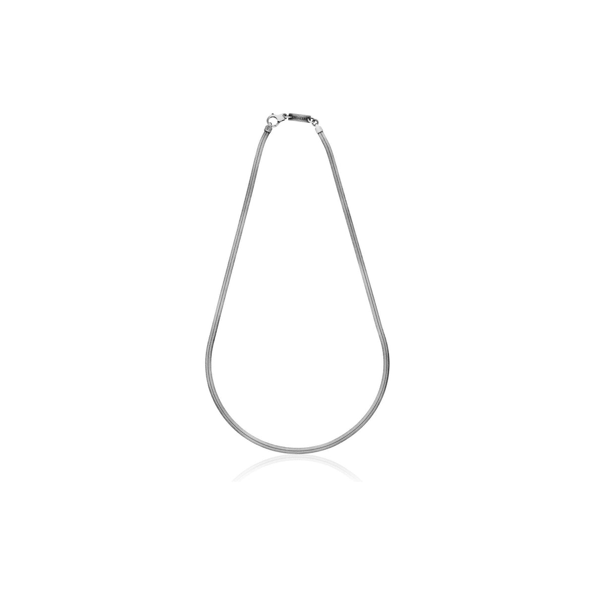 Collar de hombre blanco plata Unoaerre