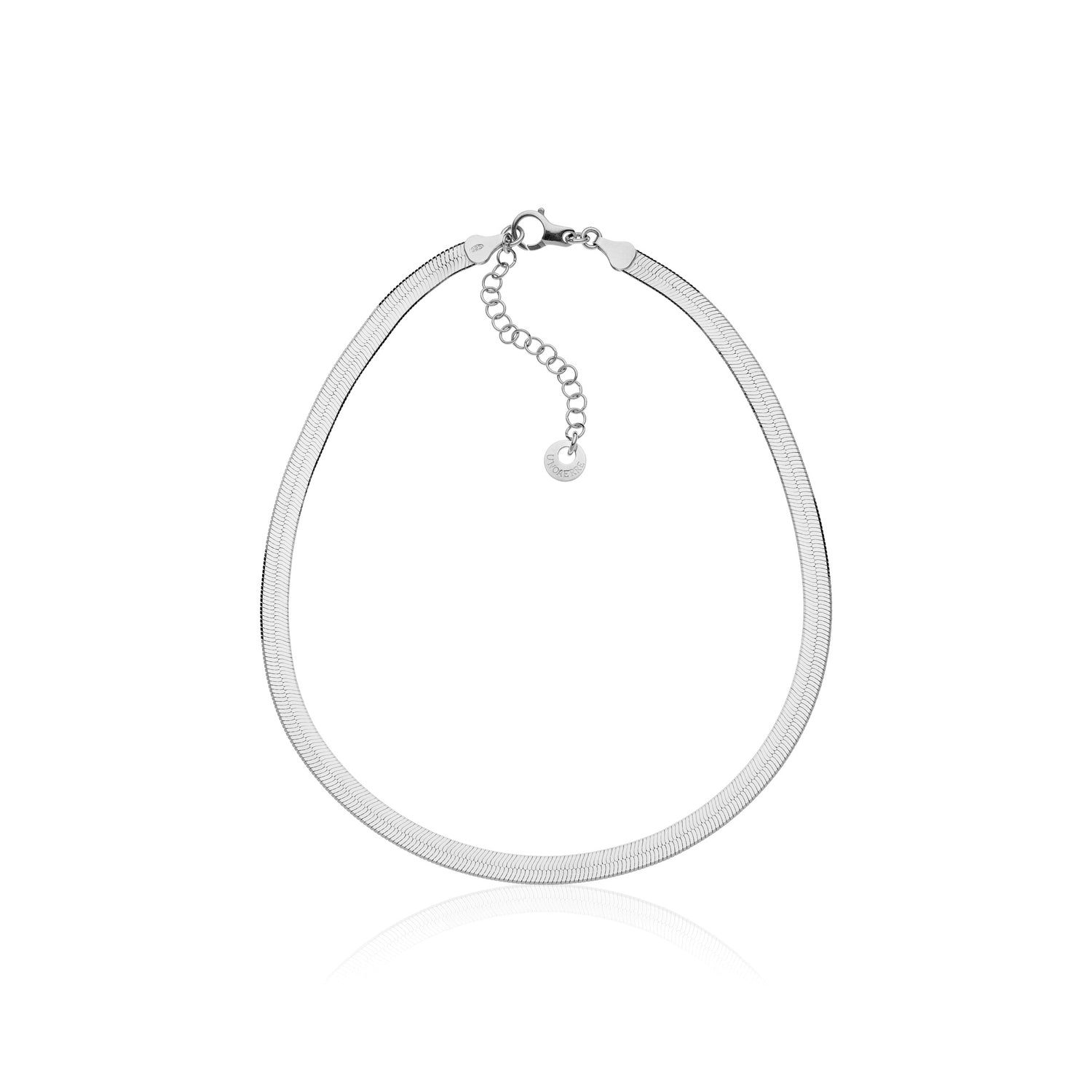 Collana Catena Piatta in Argento Unoaerre