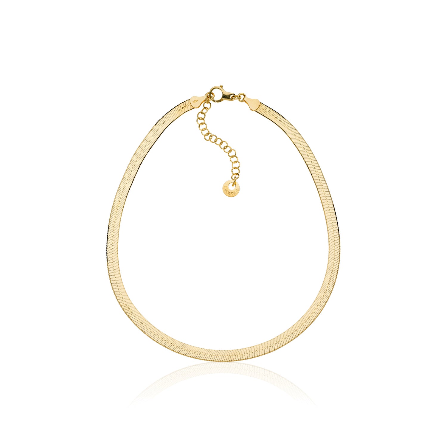 Collana Catena Piatta in Argento Unoaerre