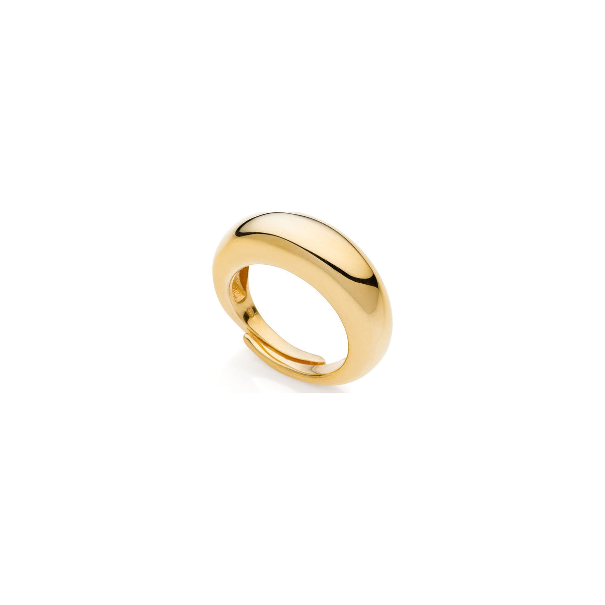 Anillo de plata con diseño abombado Unoaerre