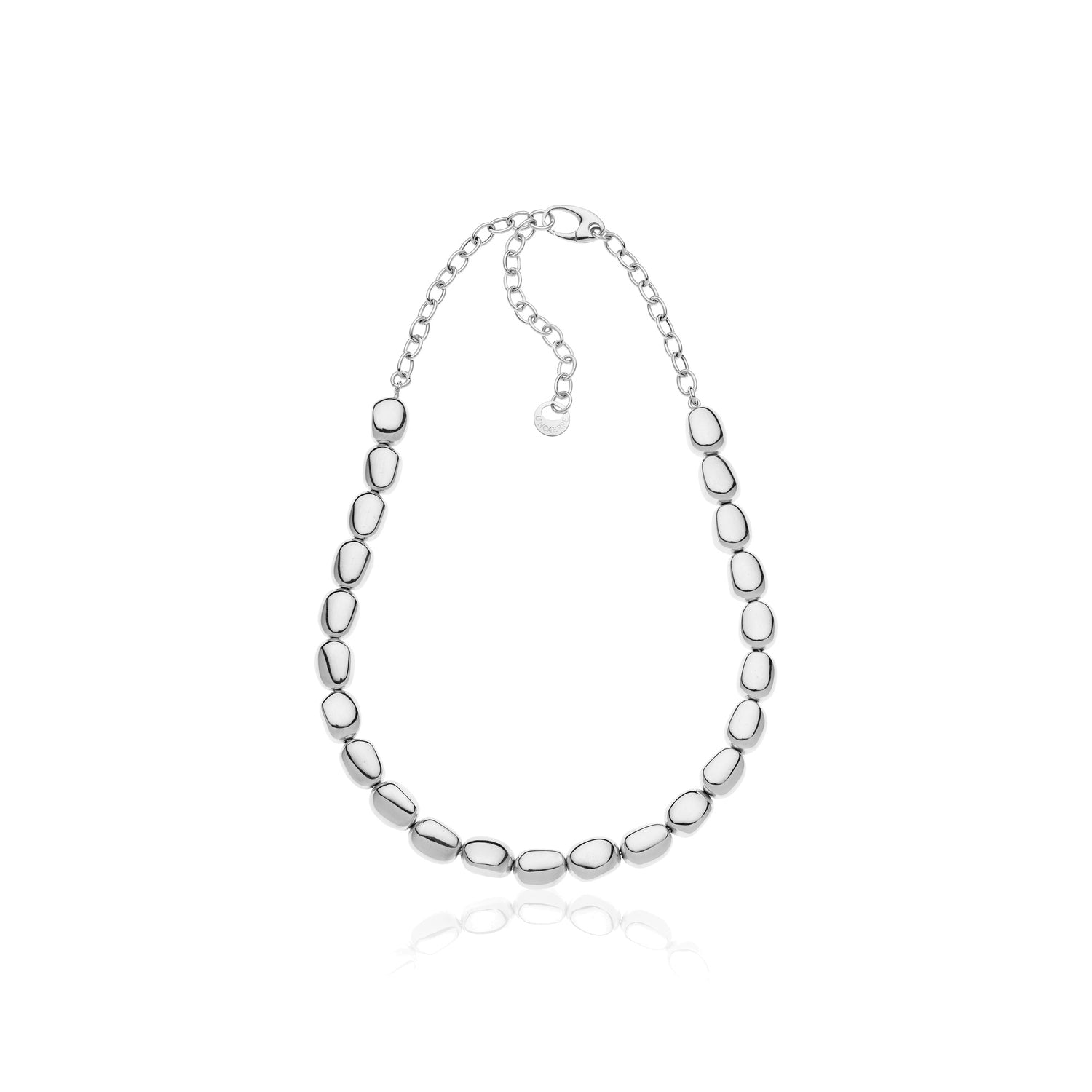Collana in Argento con Sfere Irregolari Piccole Unoaerre