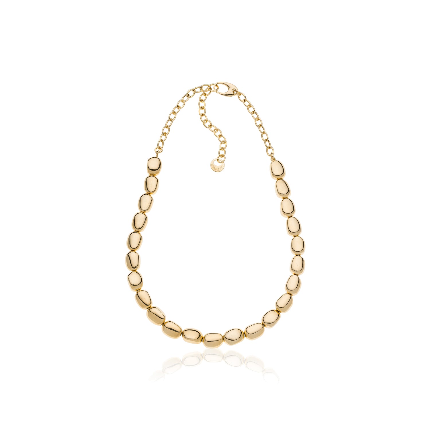 Collana in Argento con Sfere Irregolari Piccole Unoaerre