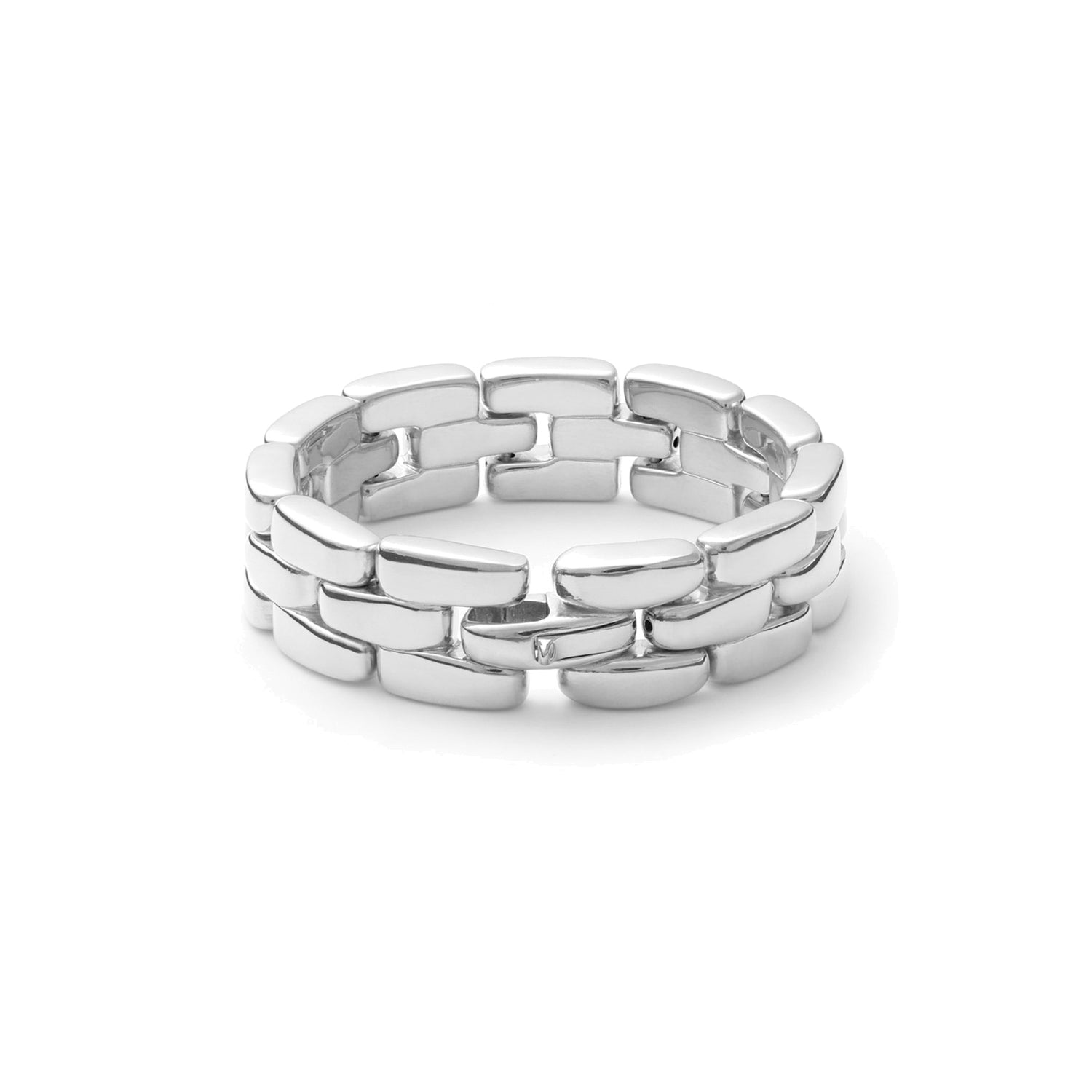 Bracciale in Argento con Catena Panthere e Chiusura a Moschettone Unoaerre