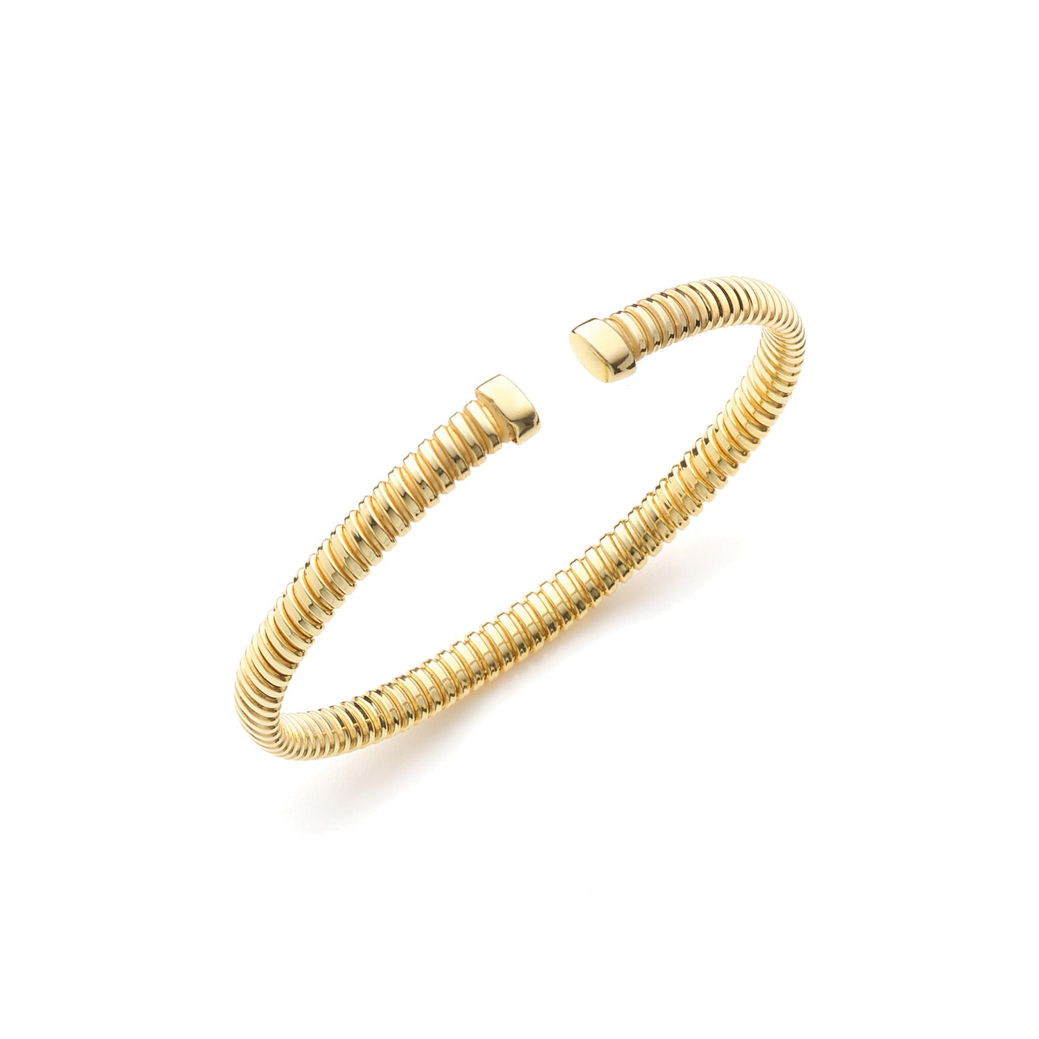 Bracciale Bangle in Argento in Maglia Tubogas Unoaerre