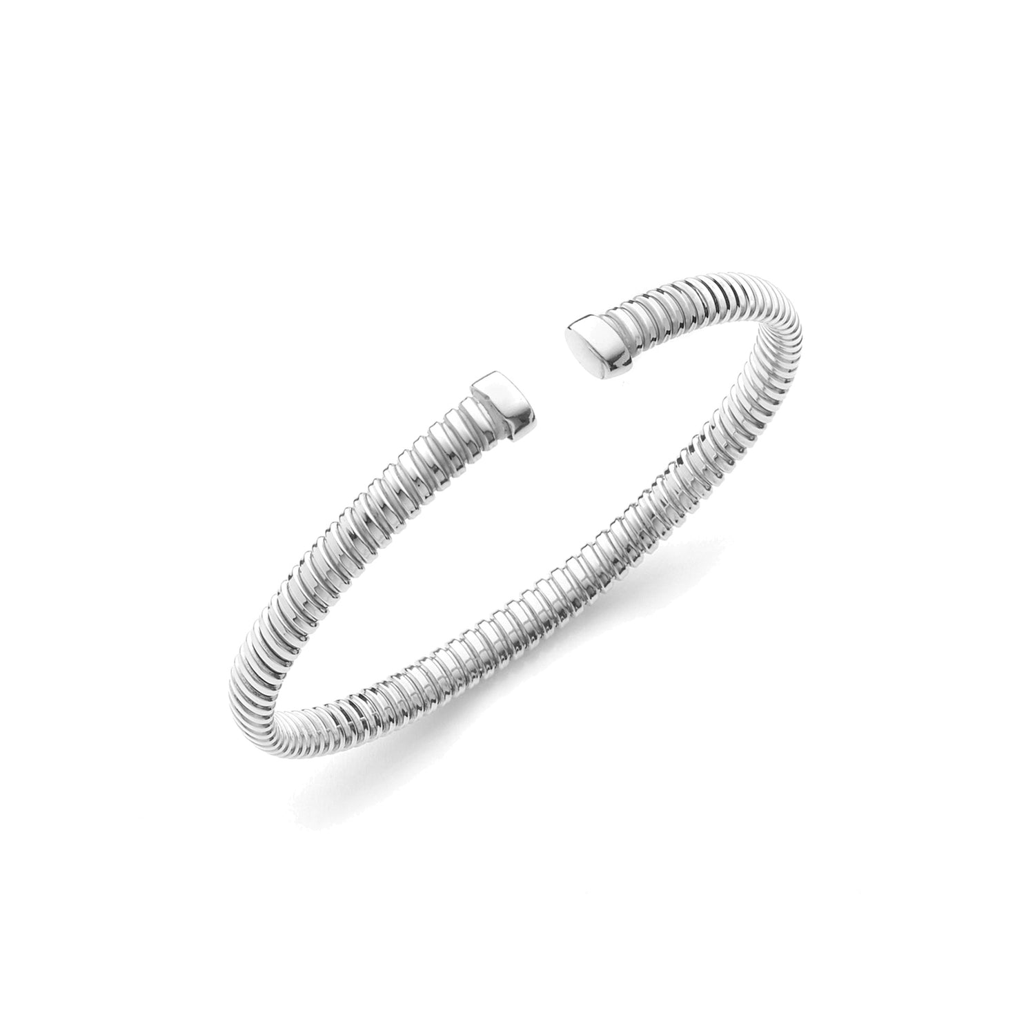 Bracciale Bangle in Argento in Maglia Tubogas Unoaerre