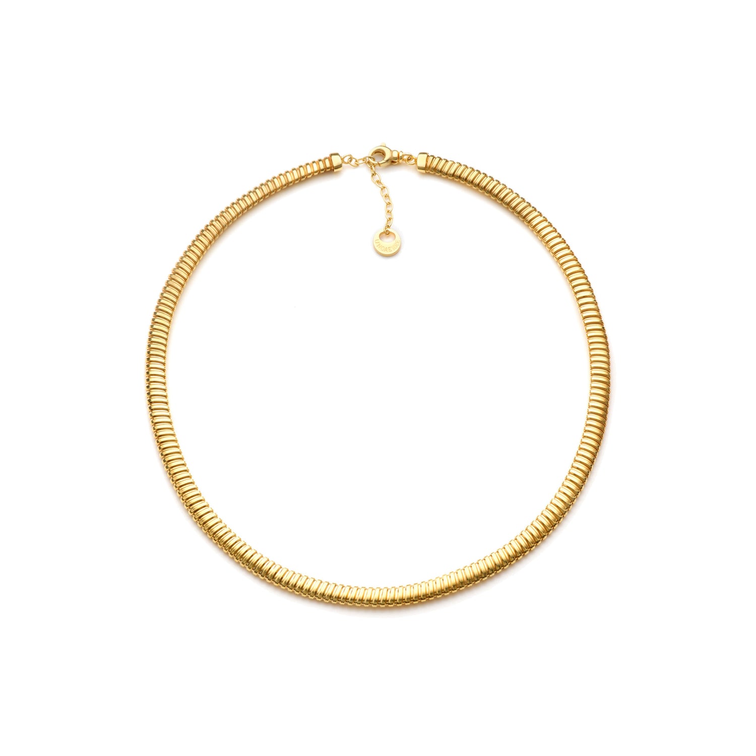 Collana in Argento Realizzata con Catena Tubogas Unoaerre