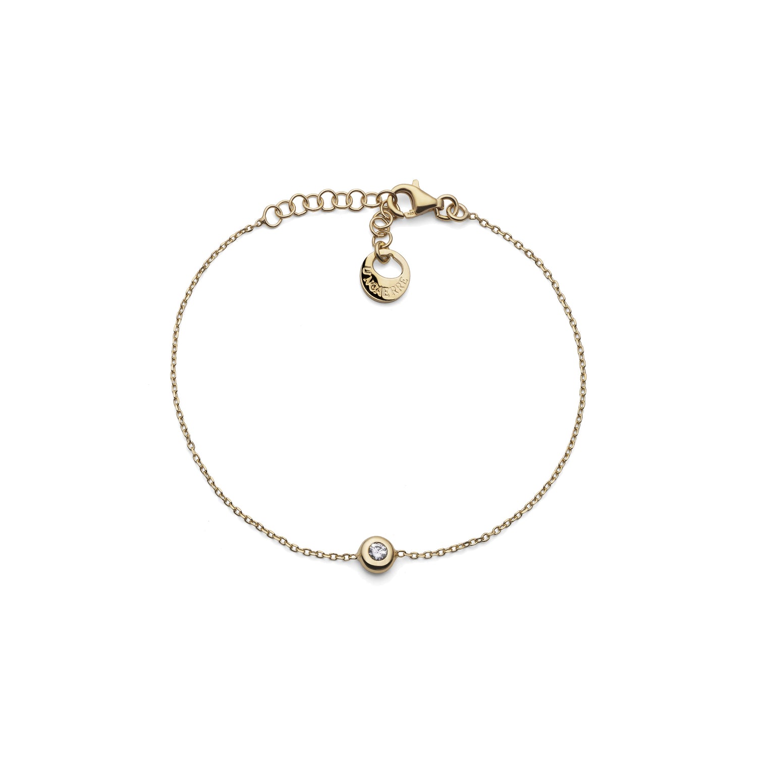 Bracciale in Argento 925 con Elemento Centrale di Cubic Zirc Onia Unoaerre