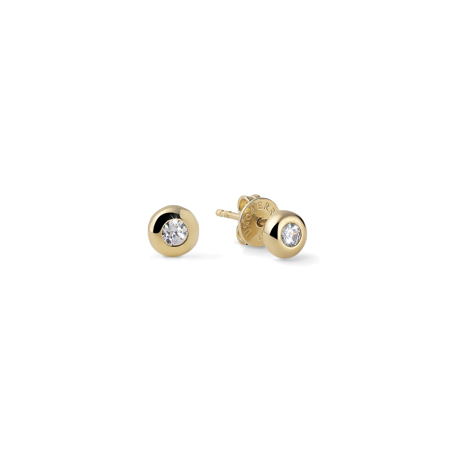Orecchini a Bottoncino in Argento 925 con Cubic Zirconia Unoaerre