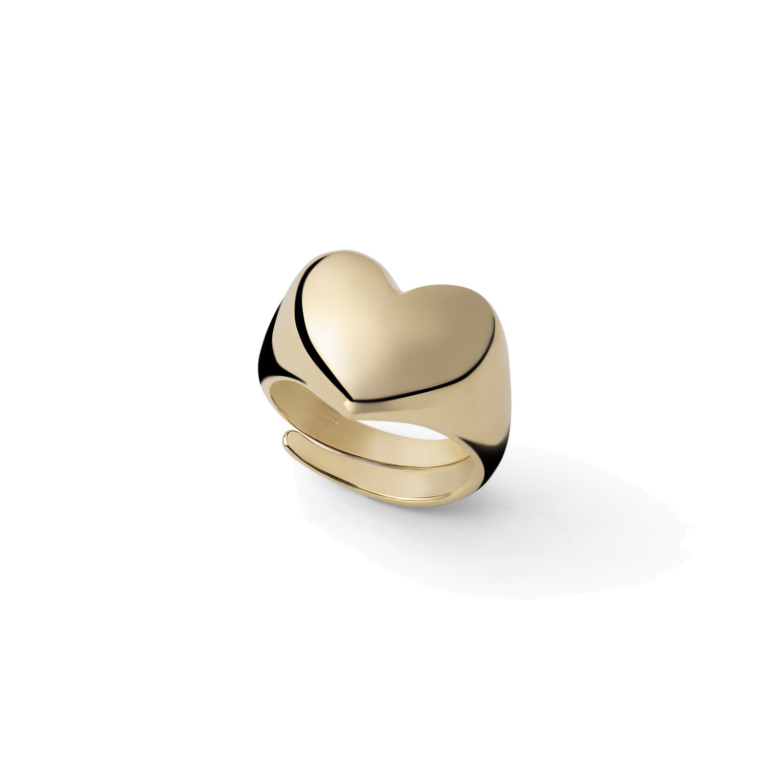 Anello Chevalier in Argento 925 a Forma di Cuore Bombato Unoaerre