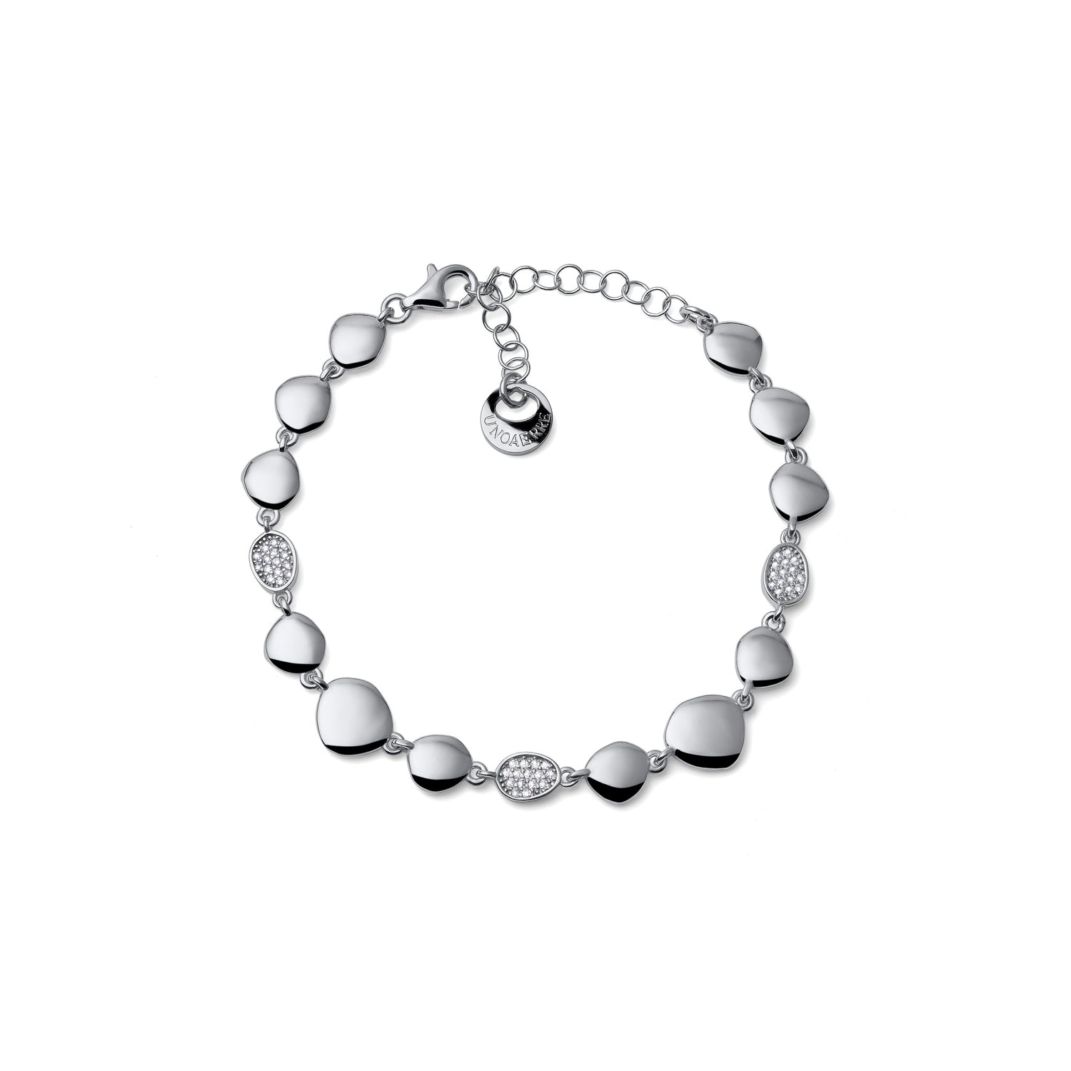 Bracciale a Dischi con Chiusura Unoaerre