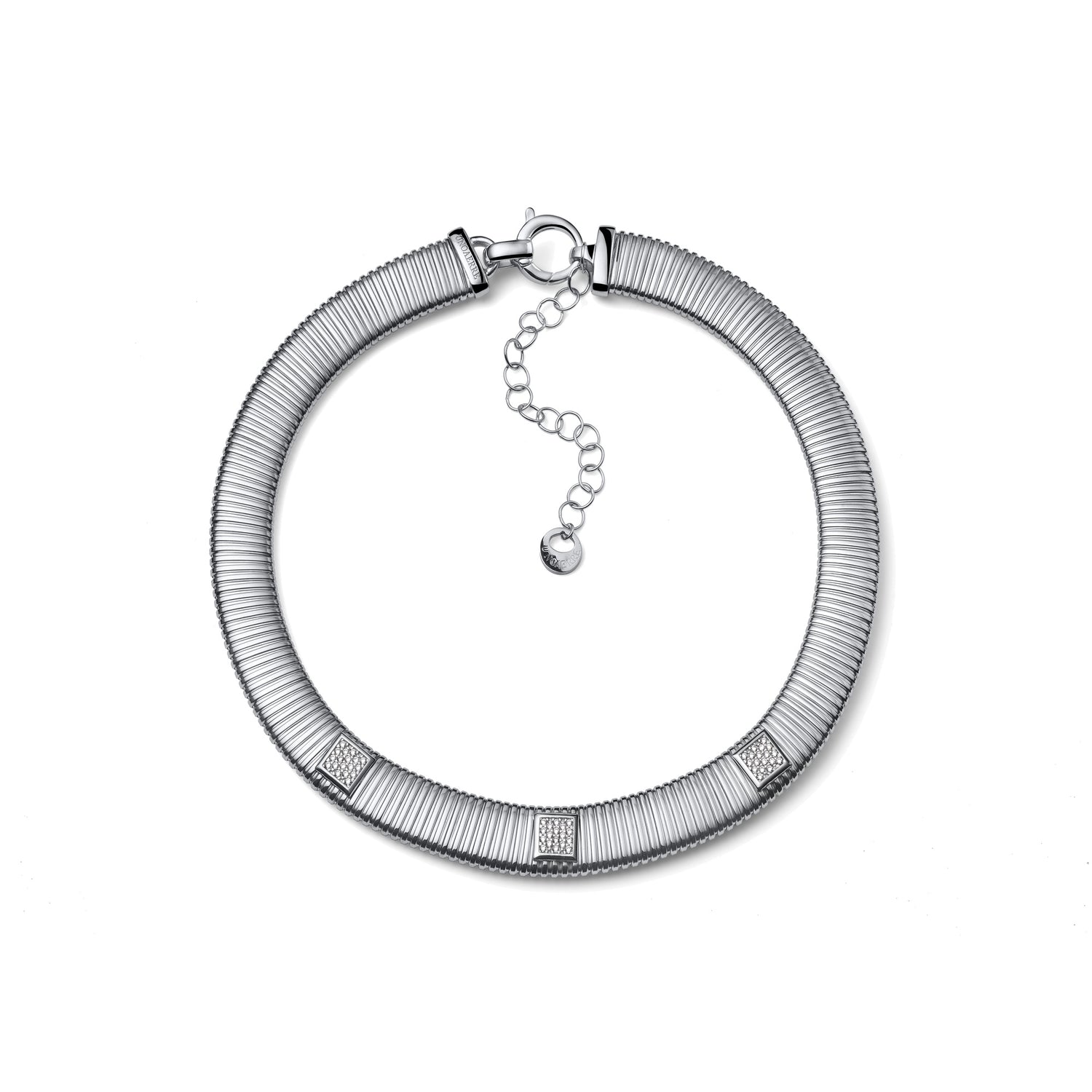 Collana Girocollo Semirigida a Fascia Piatta Unoaerre