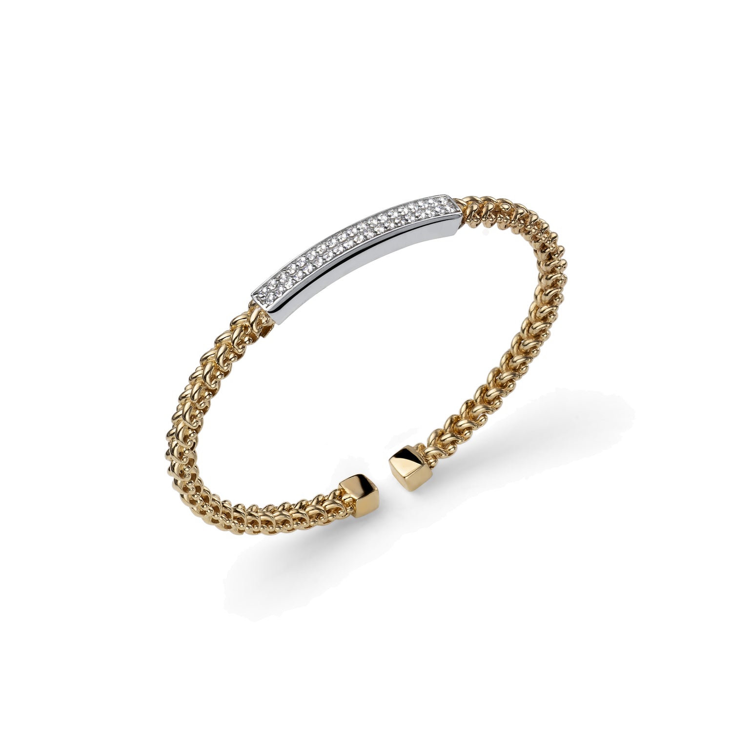 Bracciale Rigido a Spirale a Corda Unoaerre