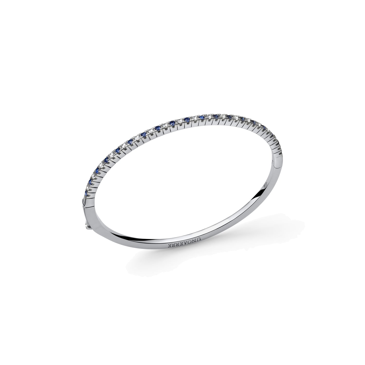 Bracciale Rigido Bangle con Zirconi Unoaerre