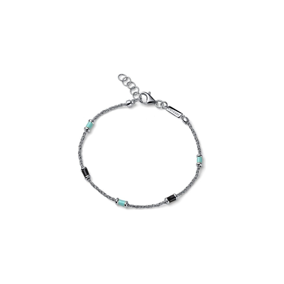 Pulsera de Fantasía en Plata con Elementos Esmaltados Unoaerre