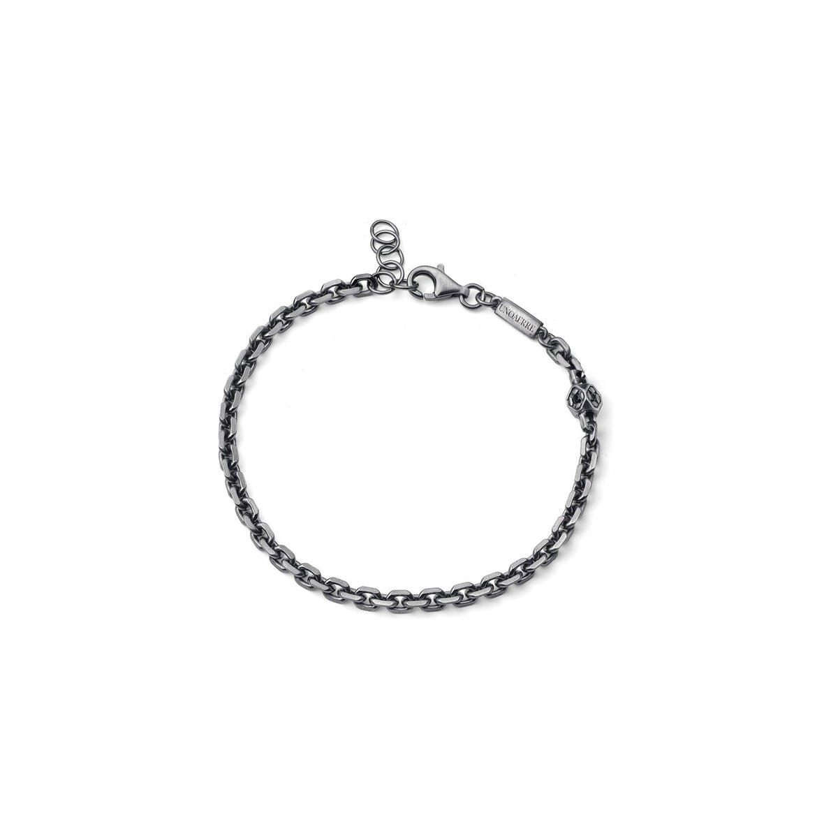 Pulsera Forzatina Micro en Plata Bruñida Unoaerre