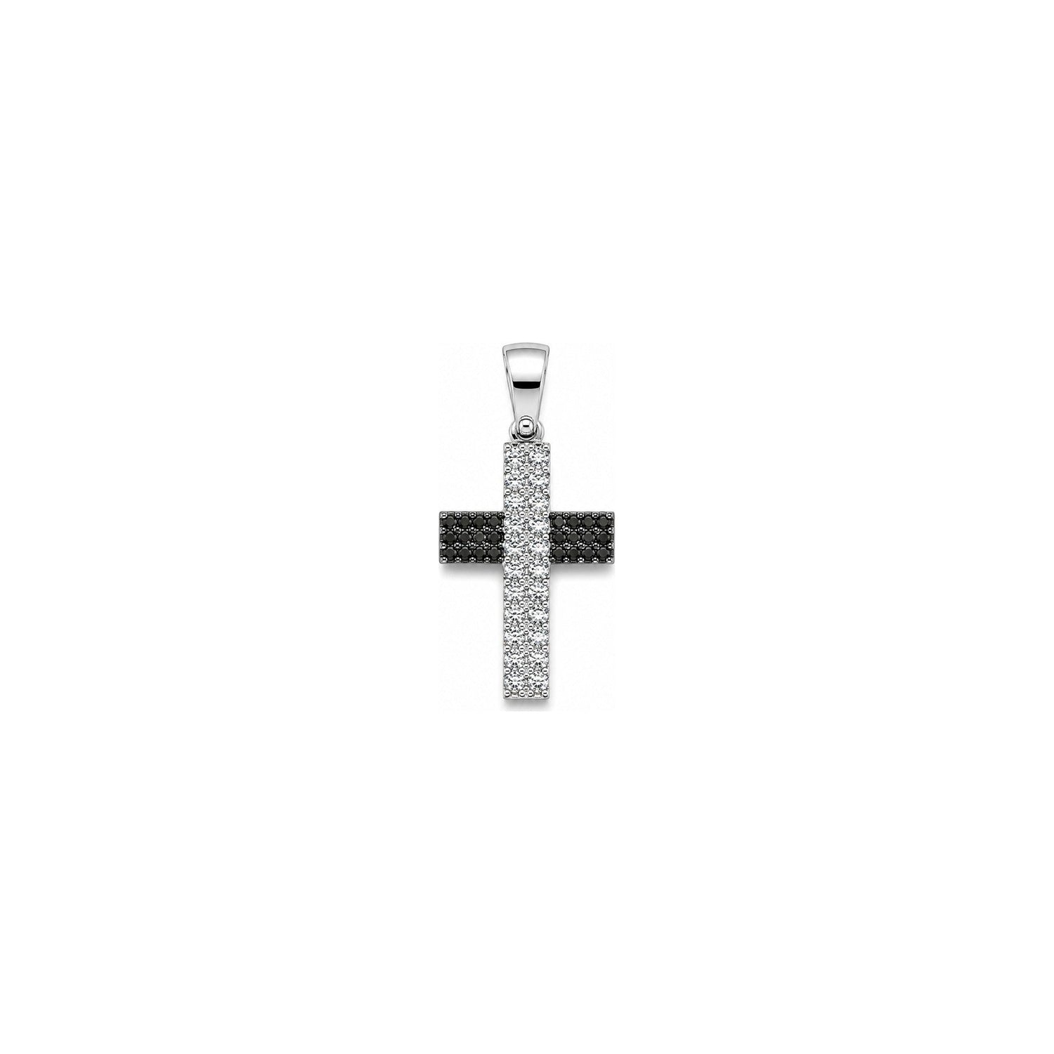 Ciondolo Oro Bianco Diamante Naturale 0.33ct