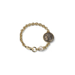 Bracciale Dorato con Medaglia Greca Bronzo Unoaerre