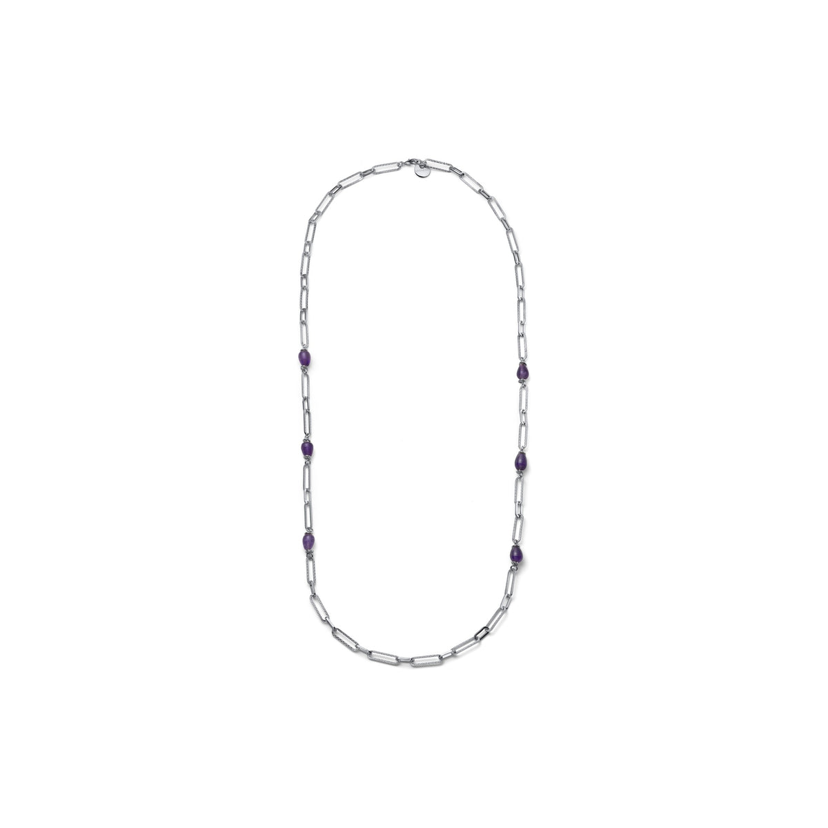 Collana Joya Argentata con Ametista Bronzo Unoaerre
