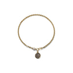 Collana Dorata con Medaglia Greca Bronzo Unoaerre
