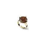 Anello Joya con Occhio di Gatto Marrone Bronzo Unoaerre
