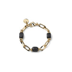 Bracciale Joya Dorato con Onice Bronzo Unoaerre