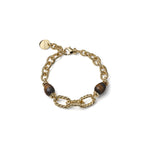 Bracciale Torchon e Occhio di Tigre Bronzo Unoaerre