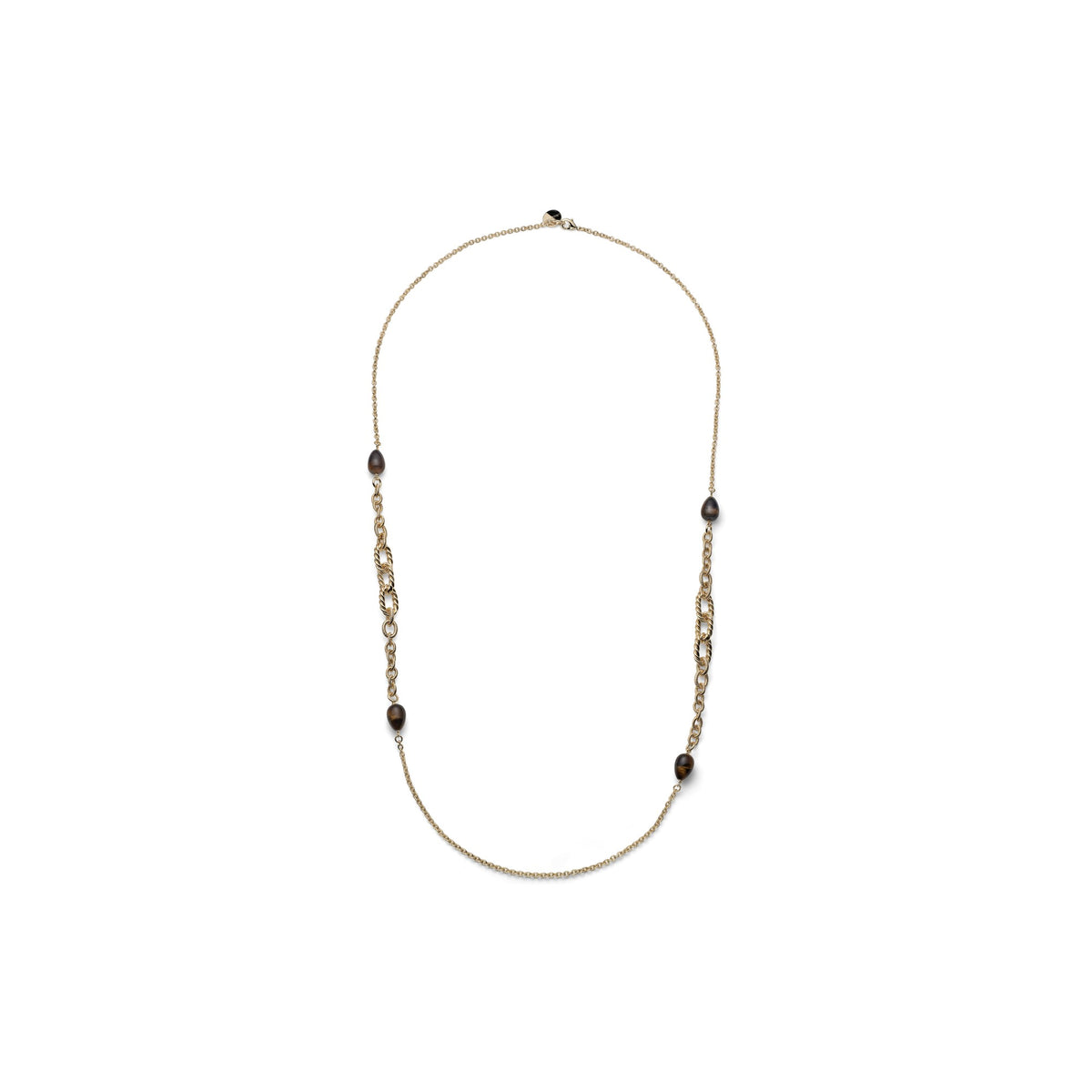 Collana Joya Torchon e Occhio di Tigre Bronzo Unoaerre