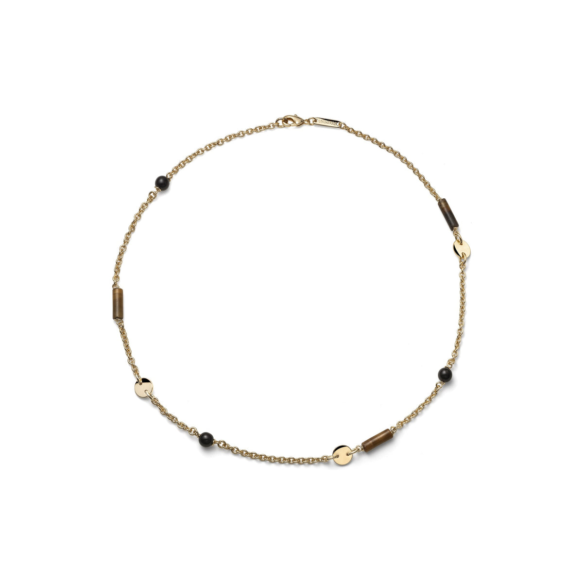 Collana Joya con Onice e Occhio di Tigre Bronzo Unoaerre