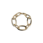 Bracciale Catena Ovale Maxi Dorata Bronzo Unoaerre