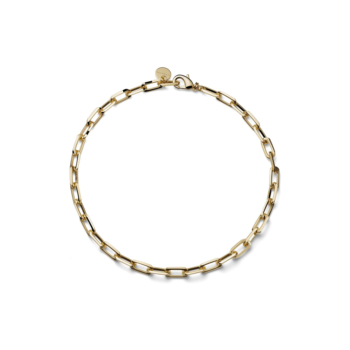 Collana Dorata in Catena Forzatina Bronzo Unoaerre