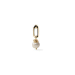 Orecchini Catena Dorata con Perle Bronzo Unoaerre