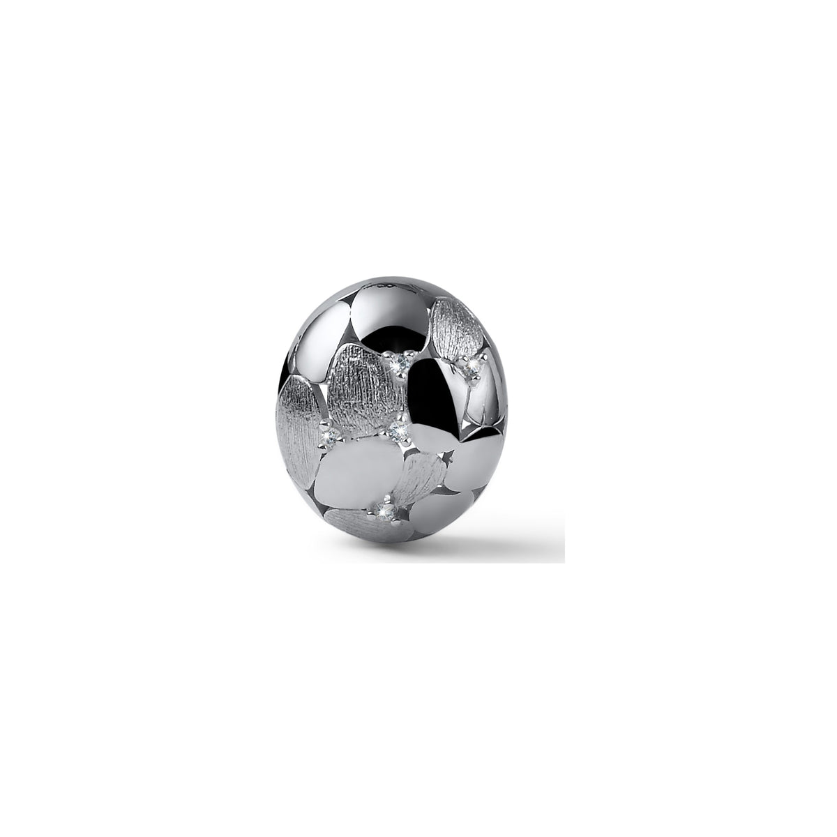 Orecchini Boule in Argento con Zirconi Unoaerre