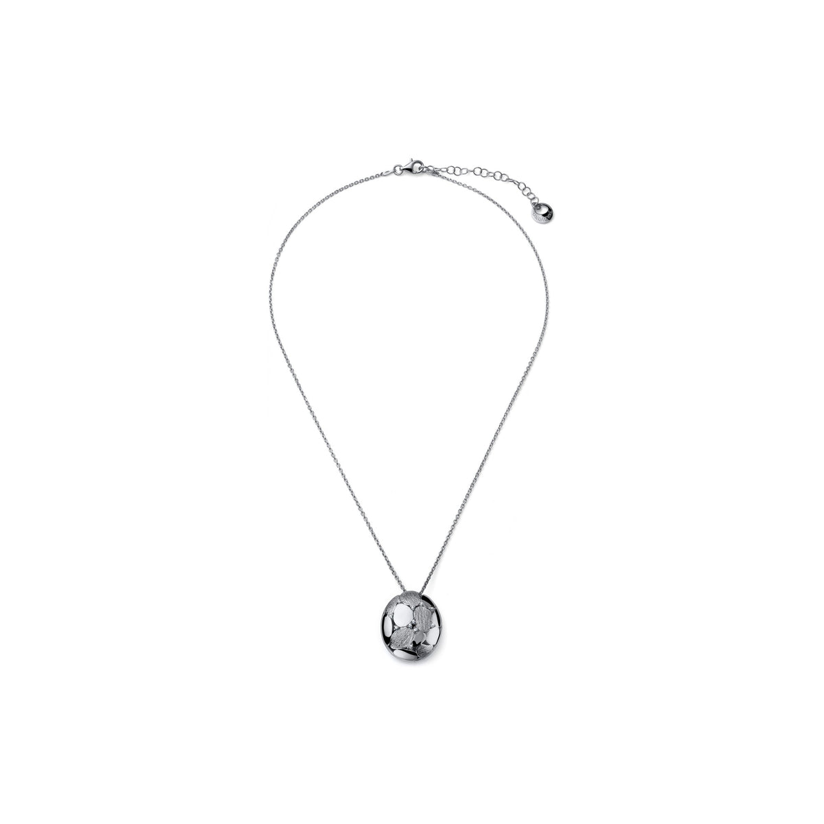 Collana Boule in Argento con Zirconi Unoaerre