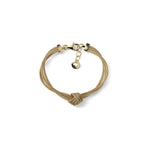Bracciale Luce con Nodo in Argento Dorato Unoaerre