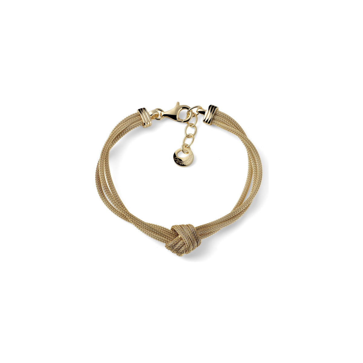 Bracciale Luce con Nodo in Argento Dorato Unoaerre