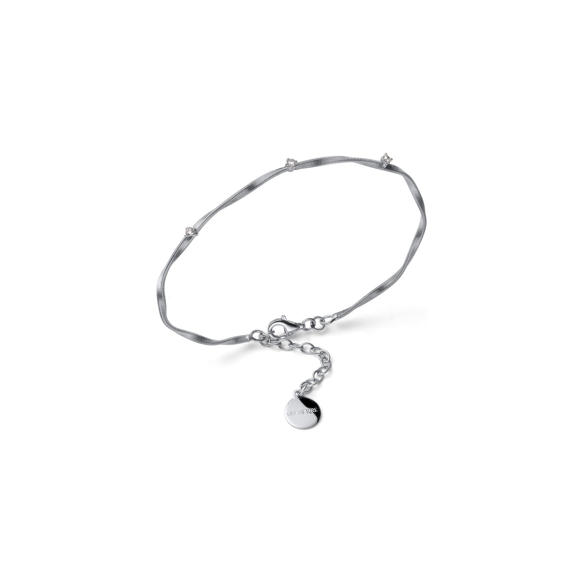 Bracciale Luce con Zirconi in Argento Unoaerre