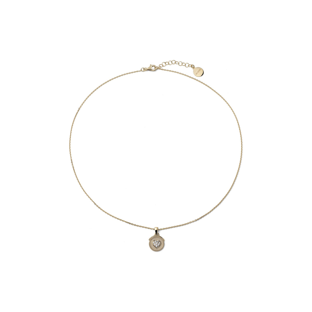 Collana Legami in Argento Dorato "Love" Unoaerre