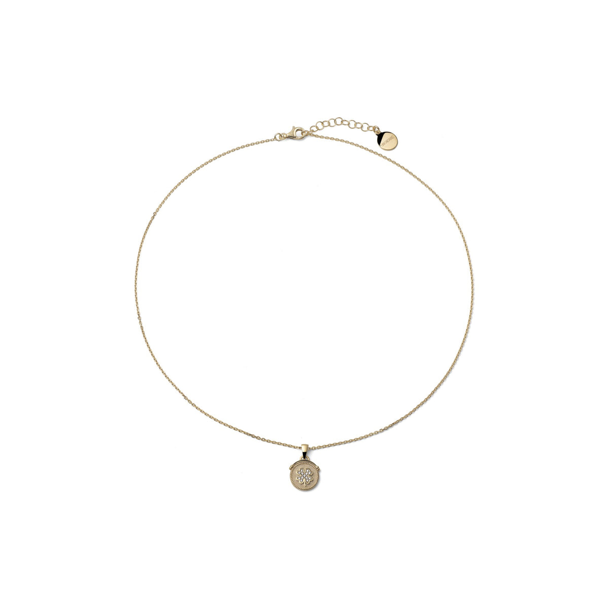 Collana Legami in Argento Dorato "Lucky" Unoaerre