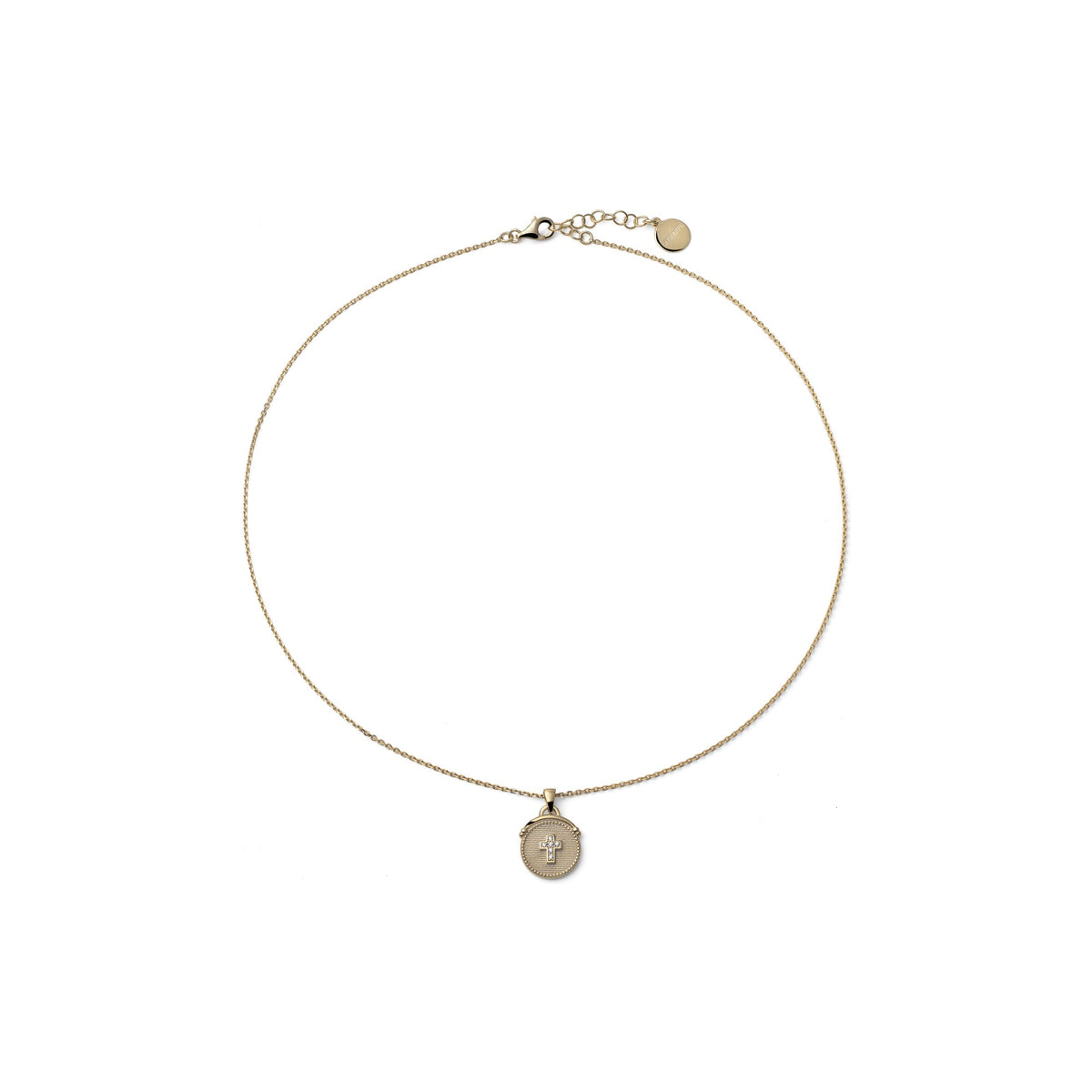 Collana Legami in Argento Dorato "Peace" Unoaerre